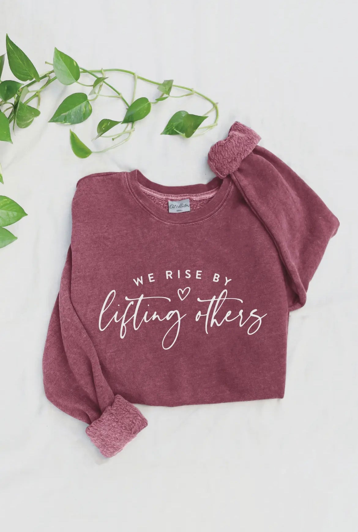 The Heather Maroon Graphic Sweatshirt